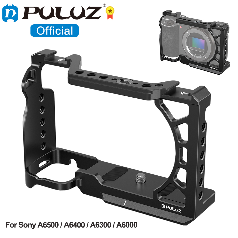 Camera Cage Rig - PULUZ メタルカメラケージ拡張マウントスタビライザーリグ Sony A6500 / A6400