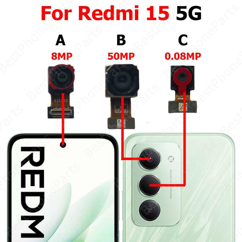 Photography Kit Xiaomi 15T Pro - Xiaomi Redmi 15 5G用カメラ リア背面カメラ フロントカメラ