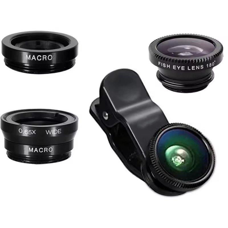 Photography Kit Xiaomi 15T Pro - 3 in 1 魚眼レンズ スマホ用 広角ズームレンズ
