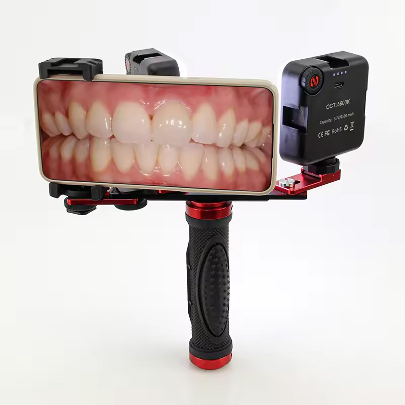 Photography With Mobile - 歯科用モバイル写真撮影LEDライト 口腔内写真・ビデオ用フラッシュライト 照明器具 歯科医治療用ランプ