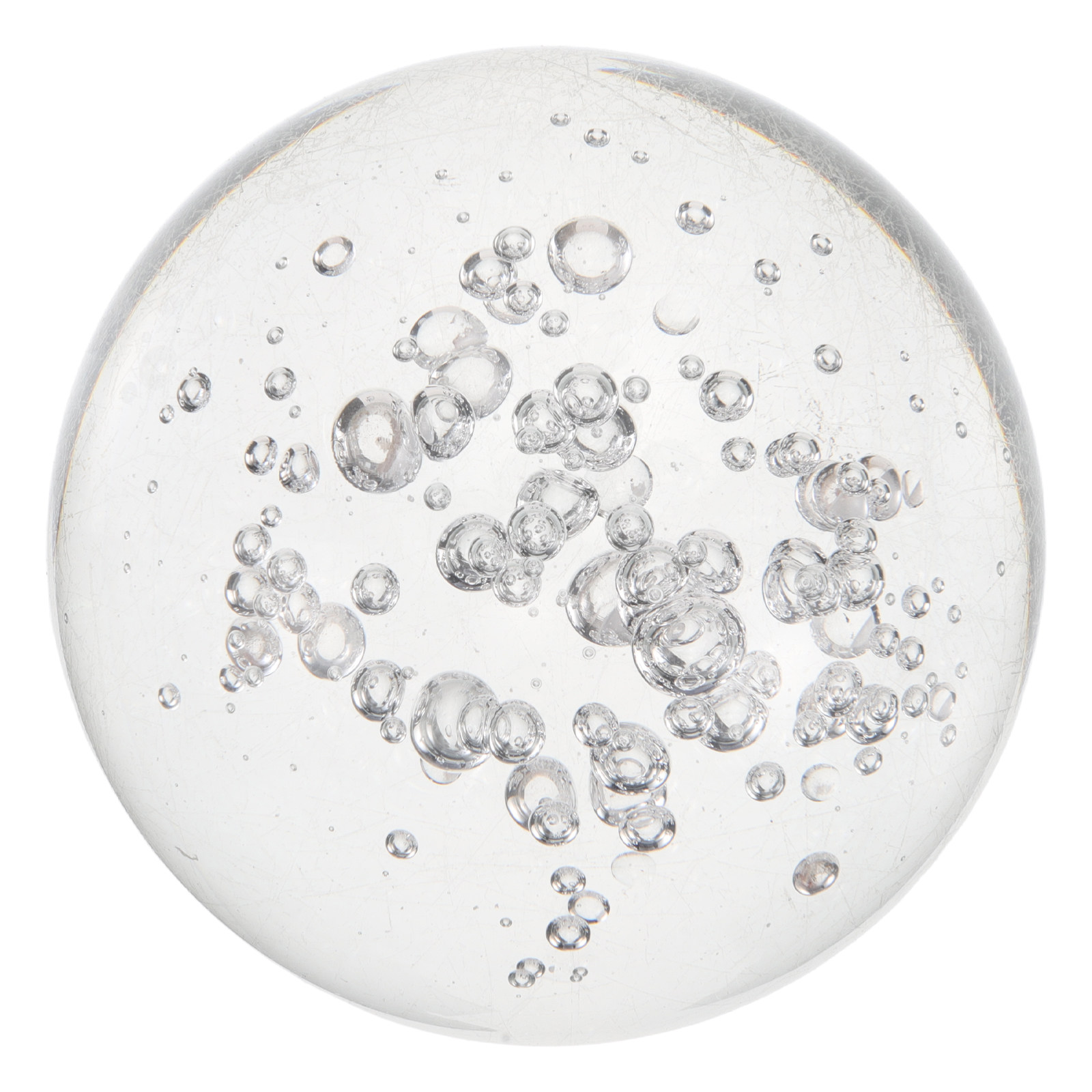 Lens Ball Crystal - 半透明クリスタルボール 80mm 装飾用グローブ クリスタルボール プロップオーナメント ガラス球体