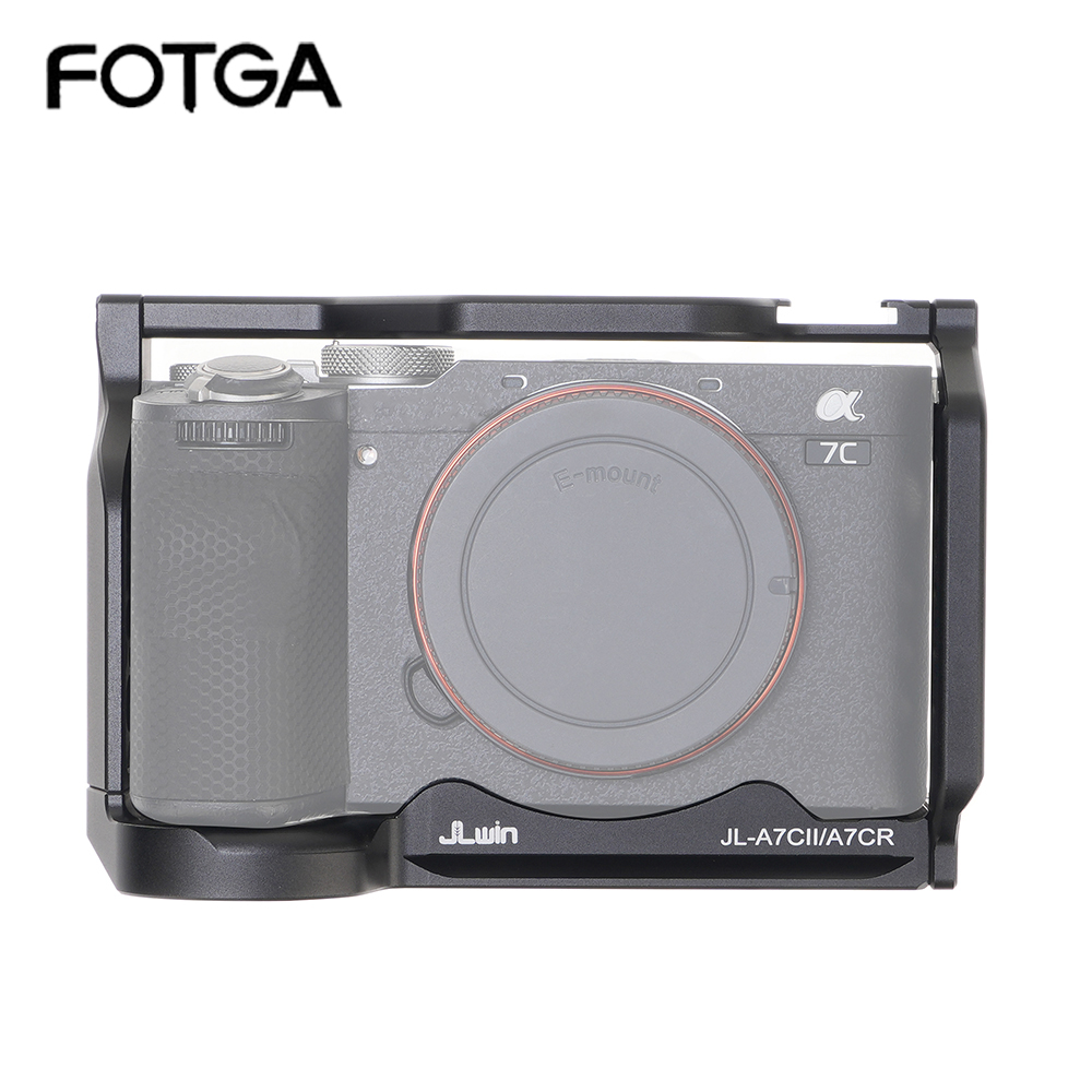 Camera Cage Rig - Fotgaカメラケージ用ソニー用a7cii a7cr a7c2ウサギケージ用カメラリグvedio写真アクセサリーハンドル位置特定穴三脚