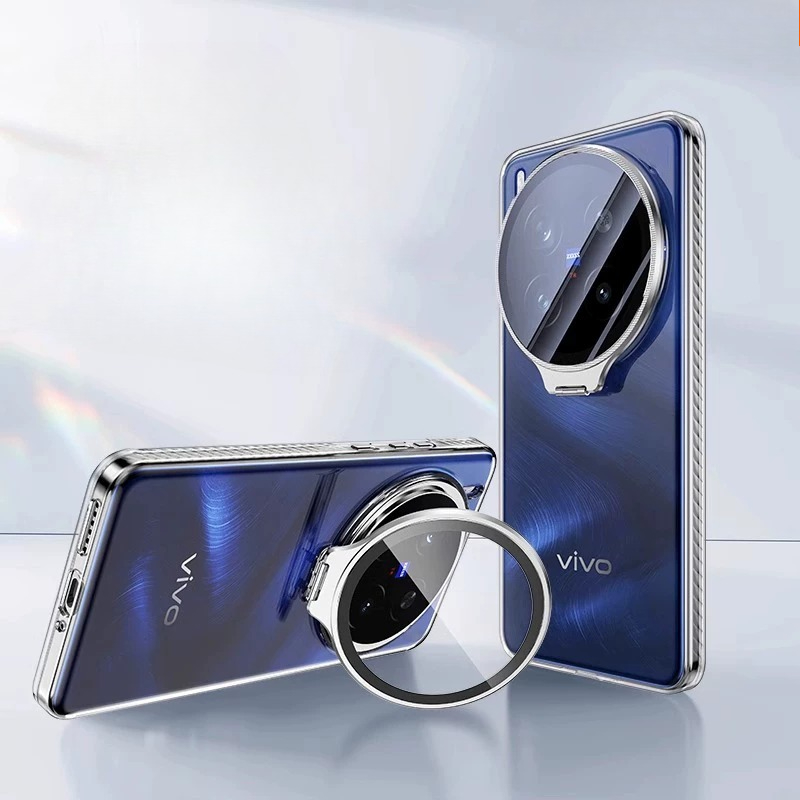 Photography Vivo X300 Pro - 透明アクリルPCケース VIVO X300 Ultra X300S用 メタルレンズブラケット保護カメラホルダーカバー