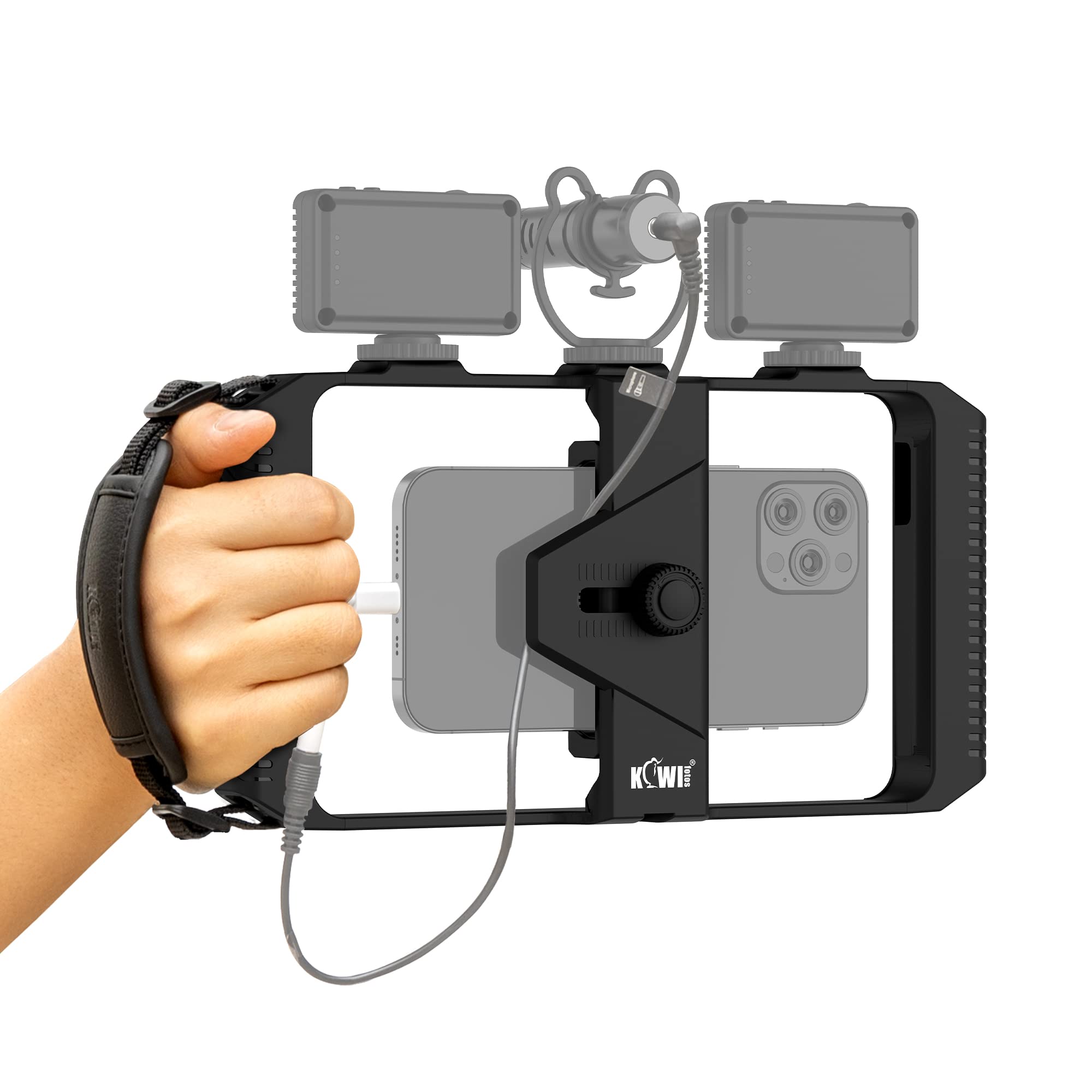 Photography Kit Xiaomi 15T Pro - 携帯電話またはビデオスタビライザー,手動三脚,携帯電話撮影ケース,iPhoneおよびAndroid用