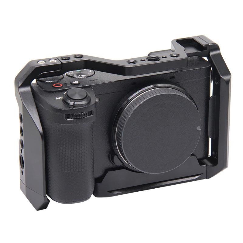 Camera Cage Rig - ソニー A6700 カメラ用フルケージリグ クイックリリースプレート ハンドグリップ